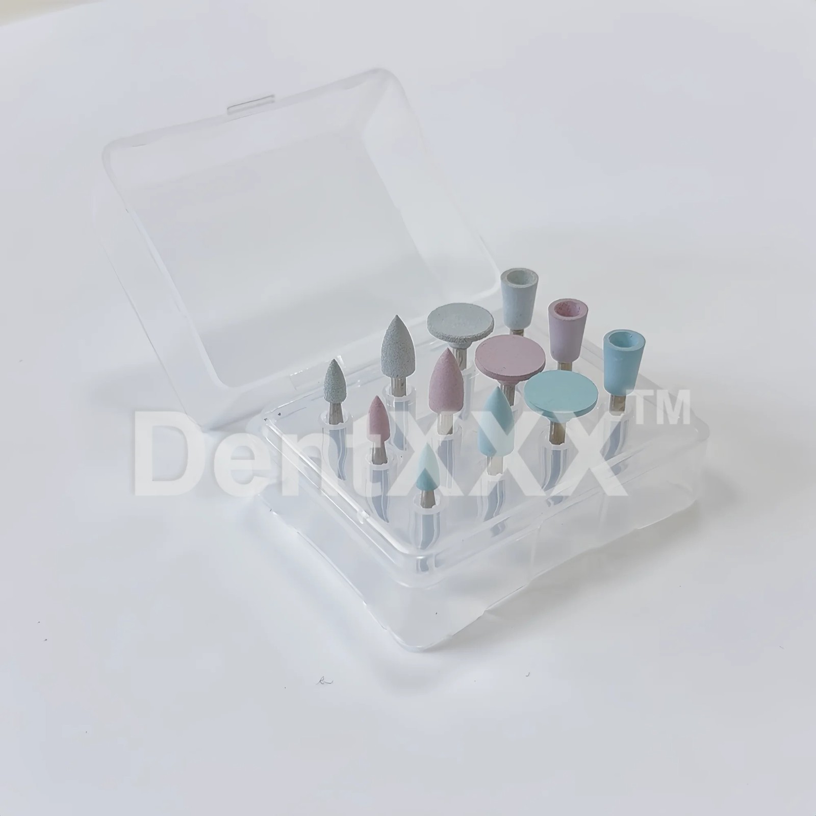 12 Pcs/Box Silicone Composite polishing kit RA2.35mm For Low Speed handpiece