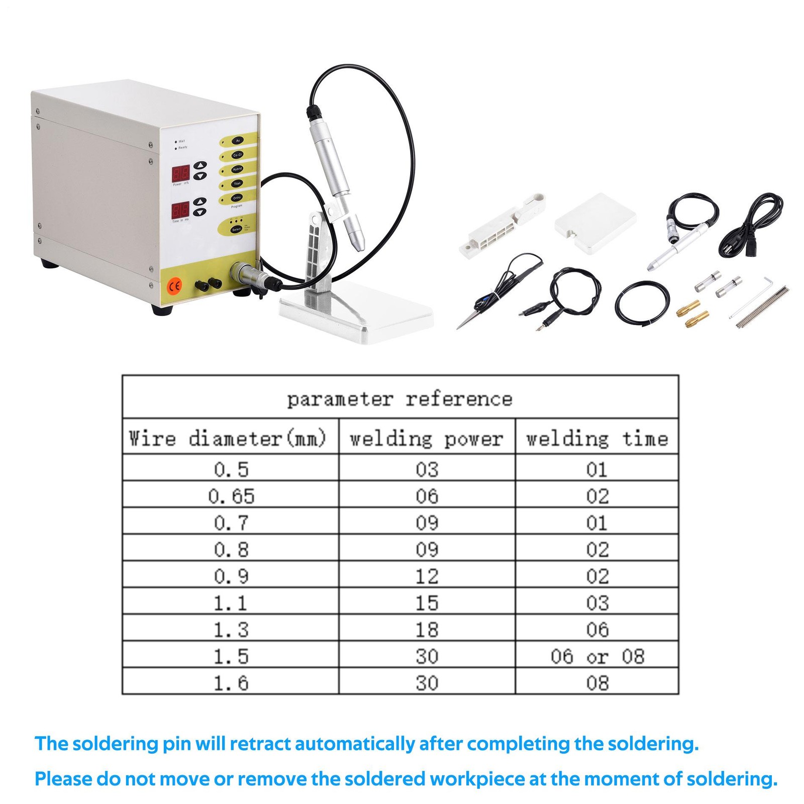 Jewelry Spot Welding Machine, 110V 60Hz Pulse Argon Arc Permanent Jewelry Welder