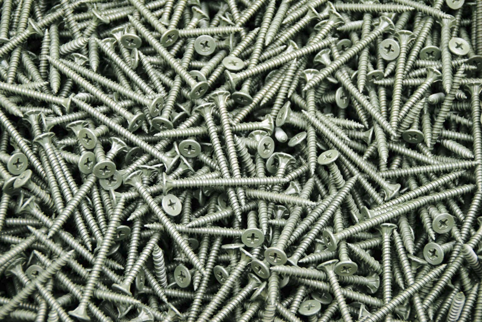 (350) Phillips Wafer Head 8 x 2-1/4 Coated Cement Fiber Backer Board Screw Hi-Lo