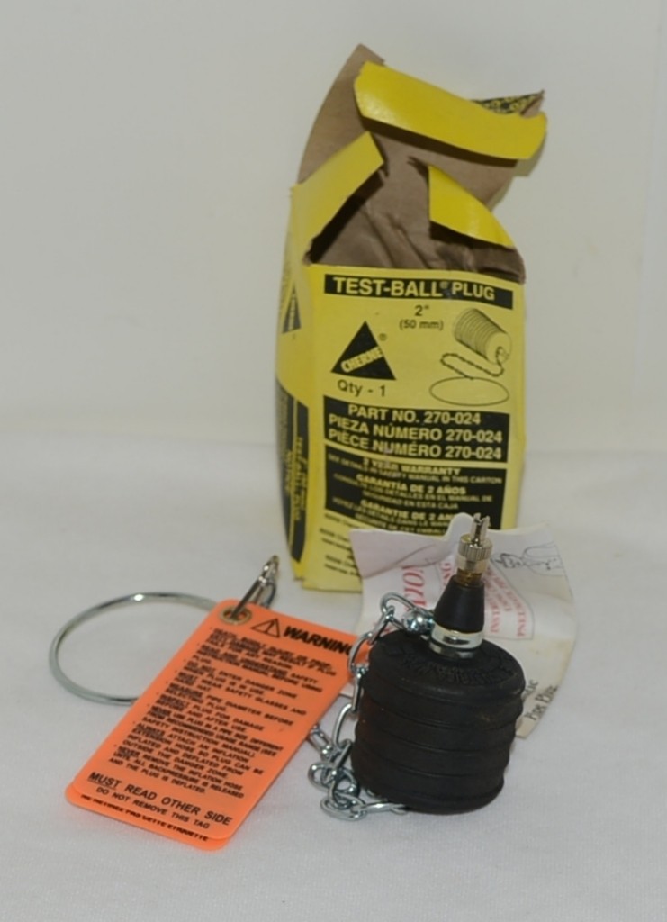 Cherne Industries 270024 Two Inch Test Ball Plug Rubber Product
