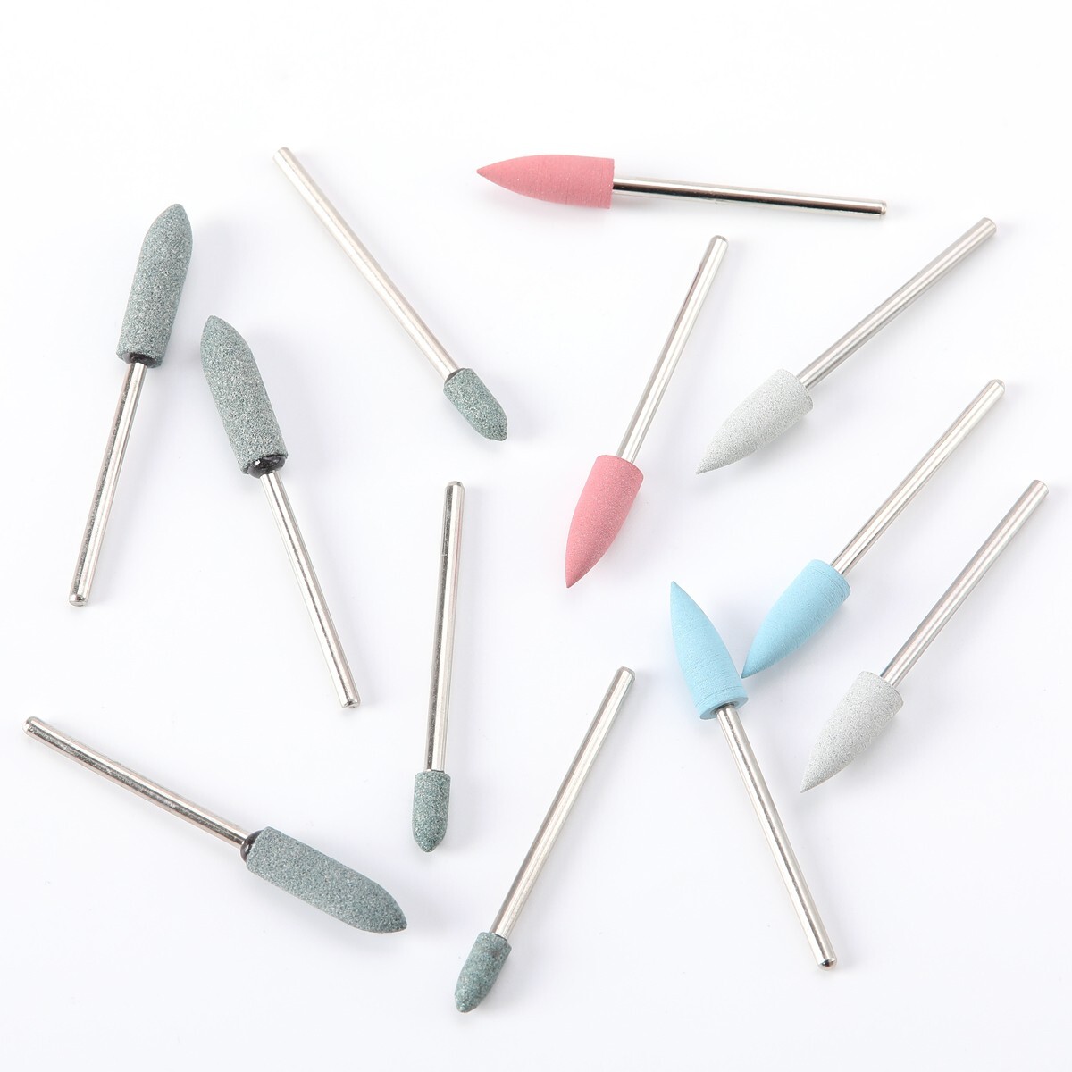 35Pcs Dental Lab Diamond Burs Polishing Kit HP 2.35mm Use for Ceramics Porcelain