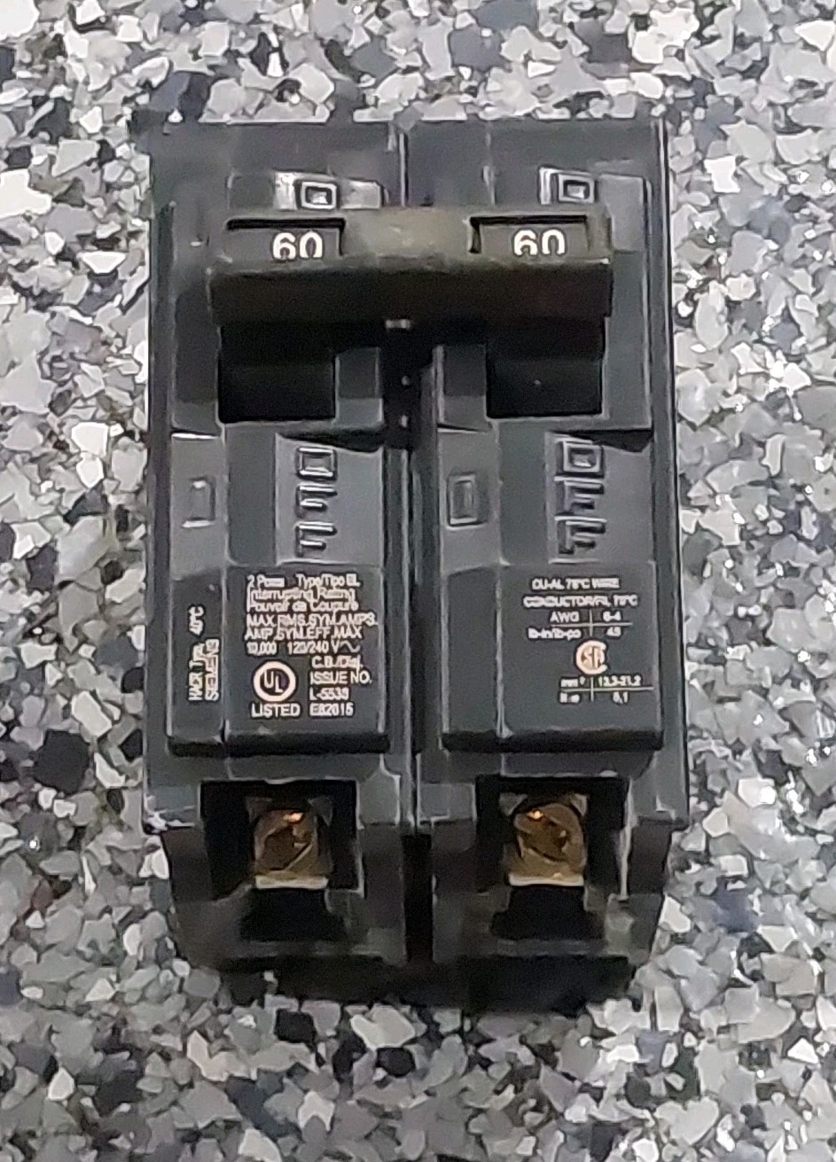Siemens B260 60-Amp Double Pole 120/240-Volt 10KAIC Bolt in Breaker