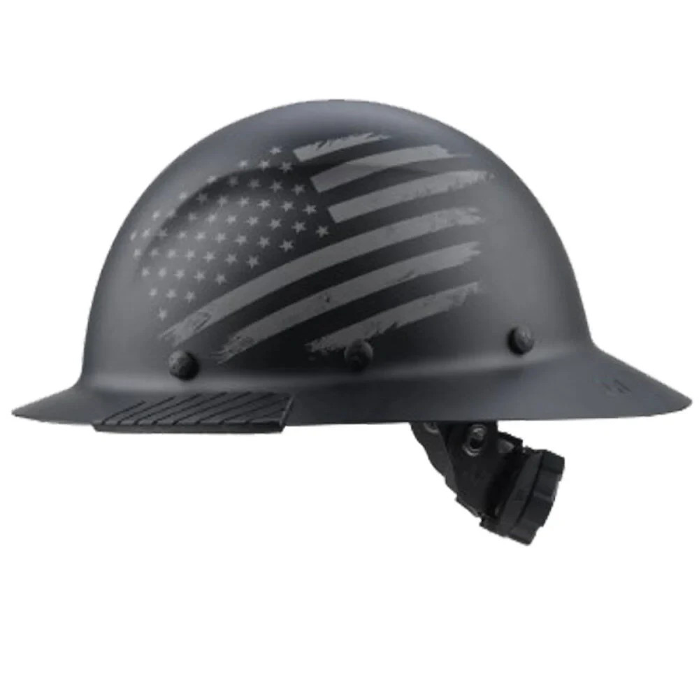 Lift Safety Dax Patriot Full Brim Hard Hat – Black Matte