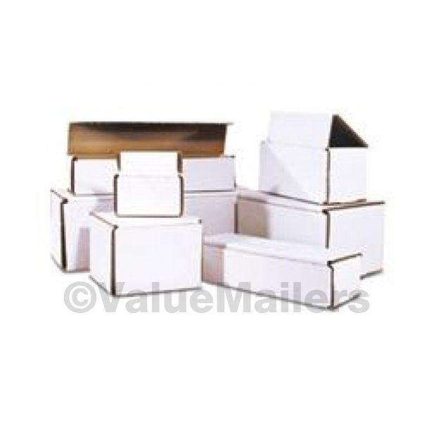 2000 – 6x4x2 White Corrugated Shipping Mailer Packing Box Boxes 6 x 4 x 2