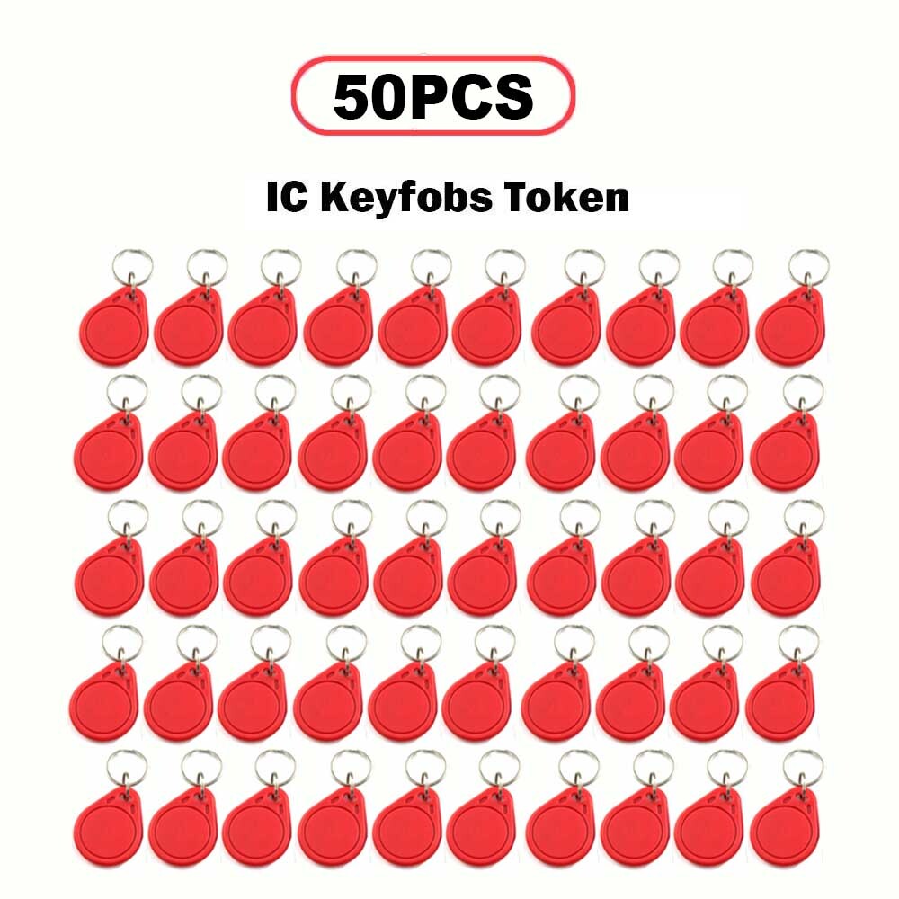 50/100/200x RFID Key Fobs UID 13.56MHz Rewritable Proximity IC Smart Token Tag