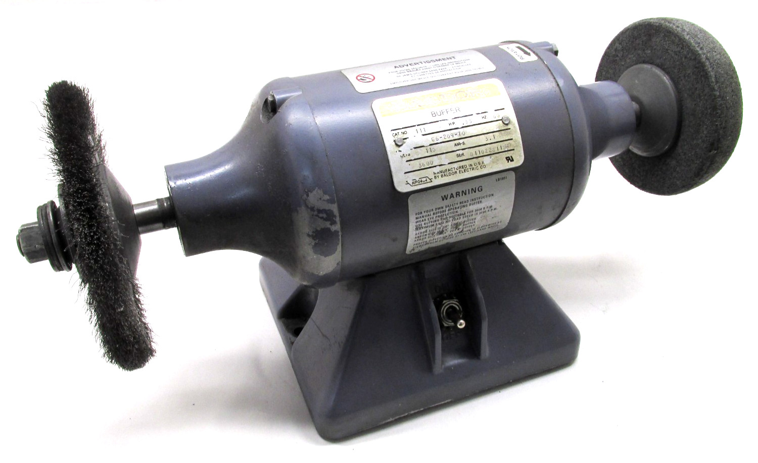 BALDOR 6″ INDUSTRIAL BENCH TOP GRINDER – #111