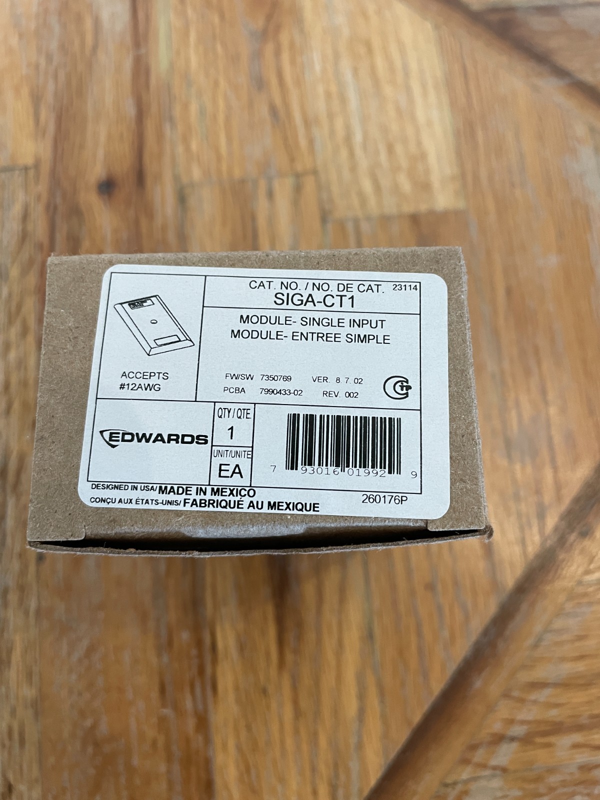 EDWARDS SIGA-CT1 ADRESSABLE INPUT MODULE- LOT PRICE FOR 13 COUNT- NEW