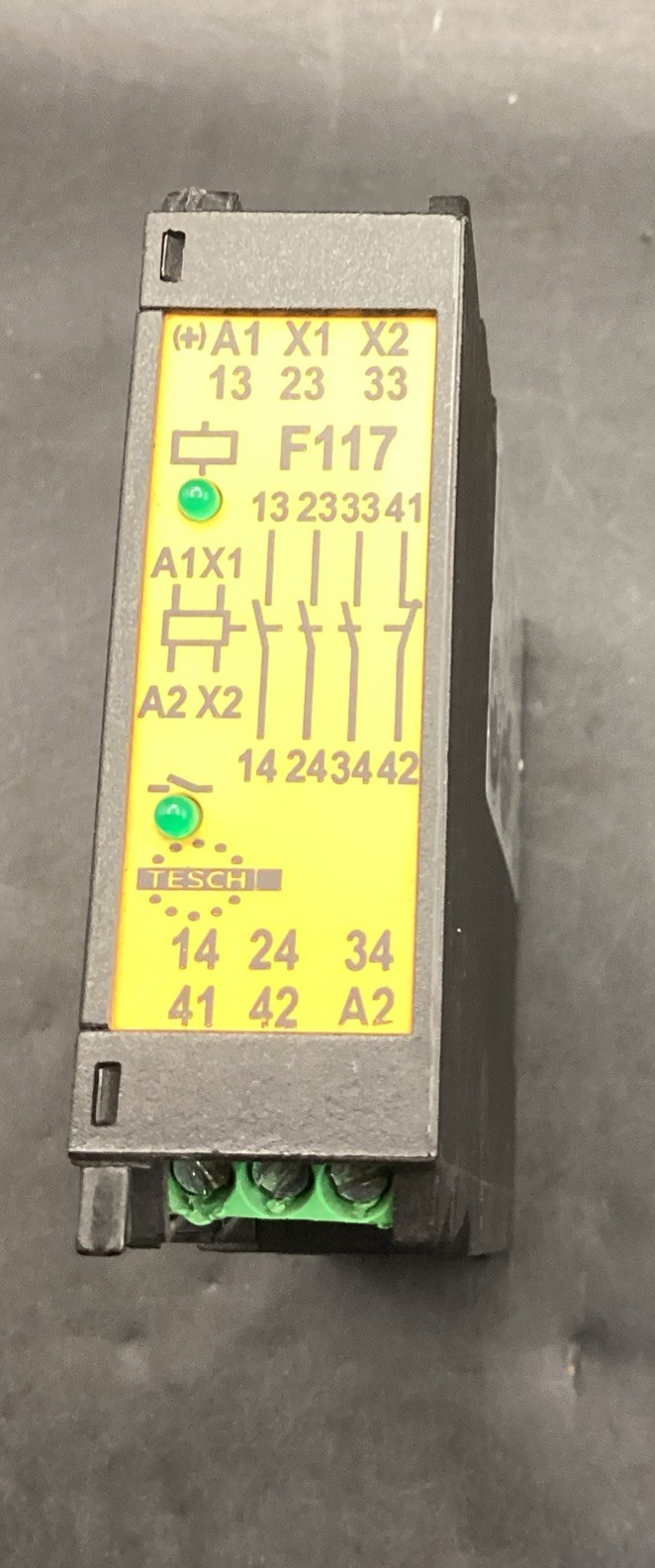 TESCH F117X01 SAFETY RELAY 07400015