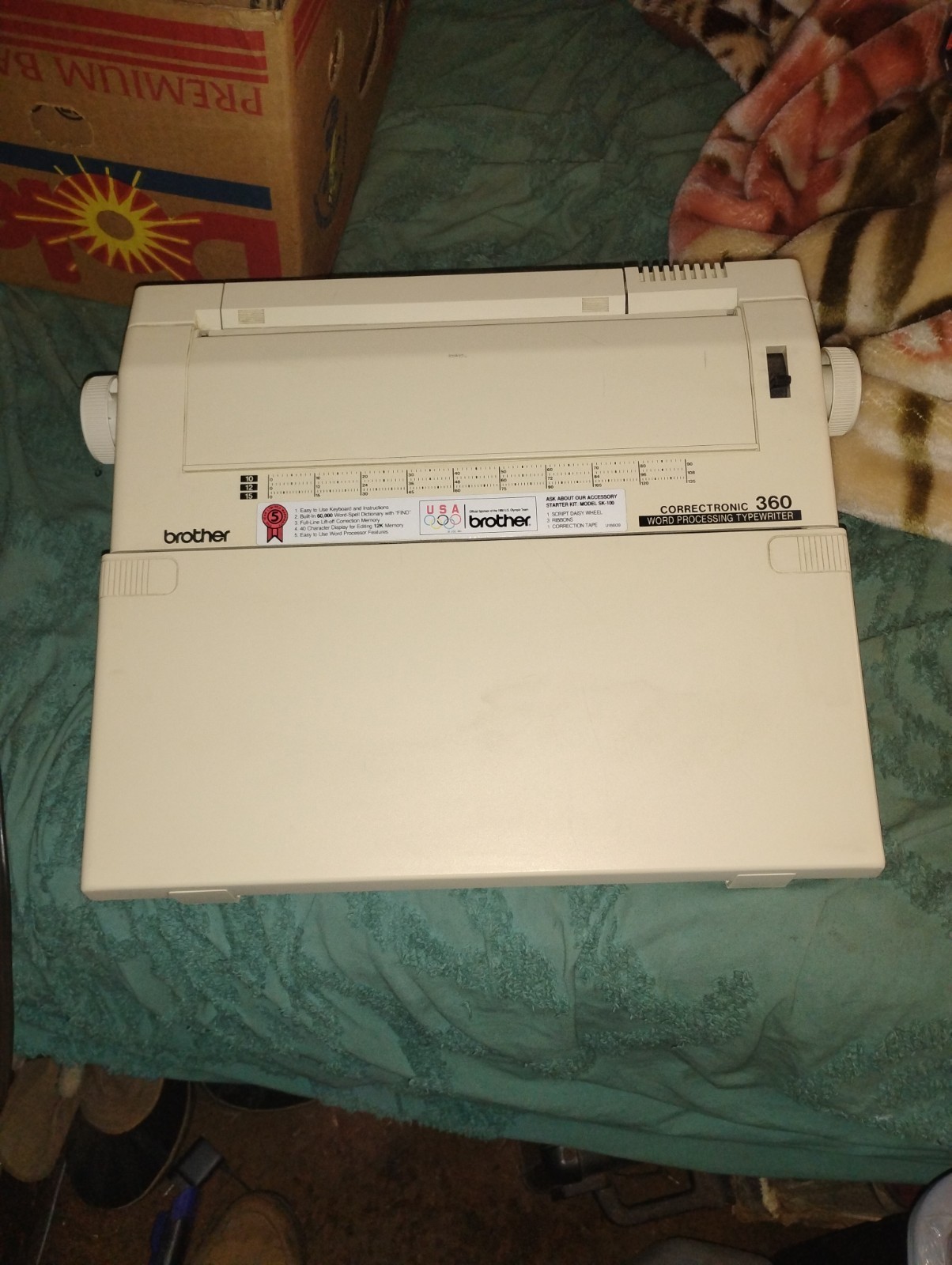 Brother Correctronic 360 Typewriter Word-Spell Word Processing EXCELLENT & WORKS