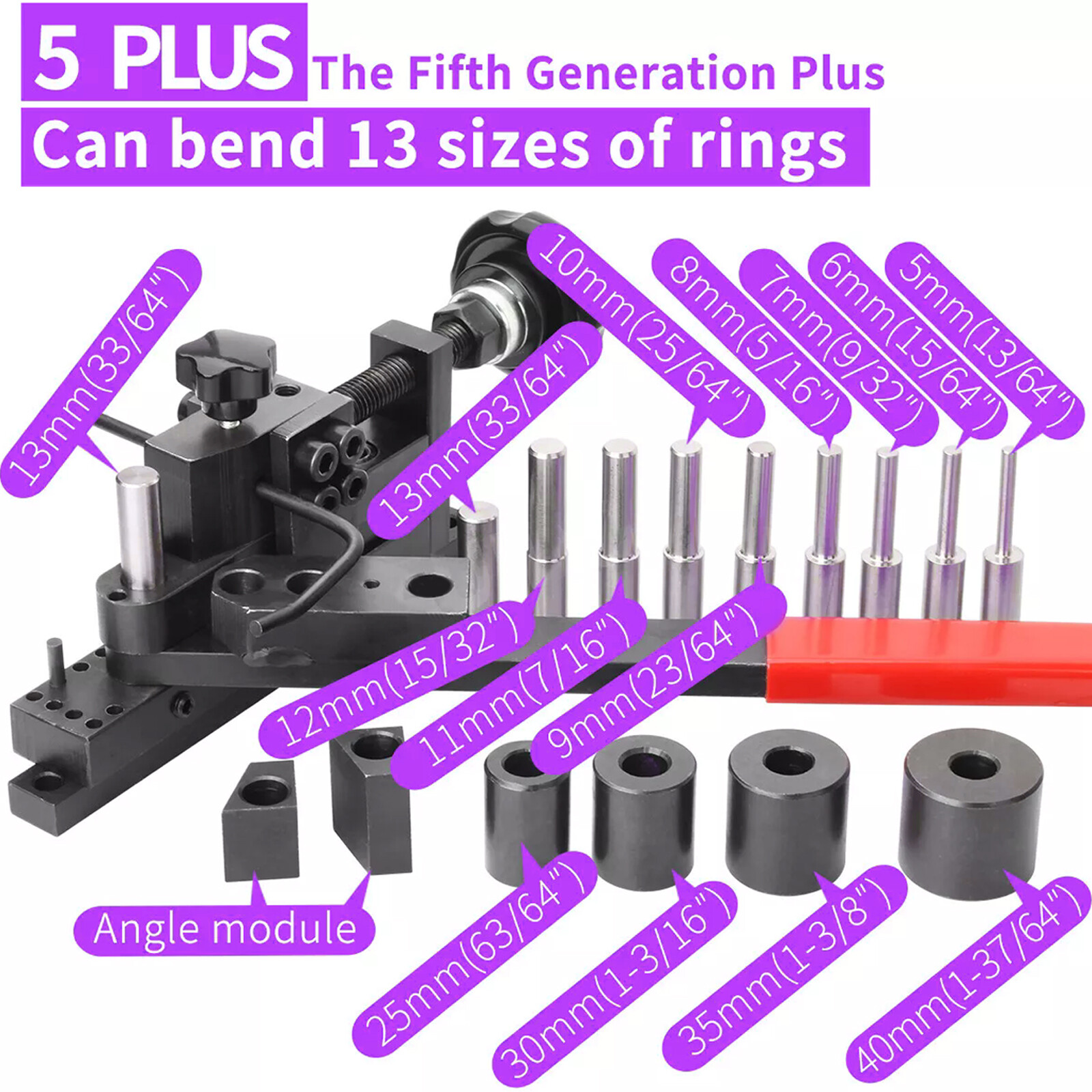 6th Generation Mini Universal Bender Wire Flat Metal Manual Bending Machine