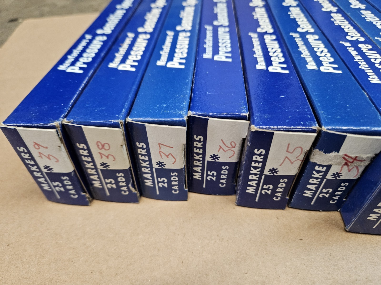 LEM #30 – 39 Numerical Legend Wire Marking Cards Qty 25 Per Pack-9 Packs – JF
