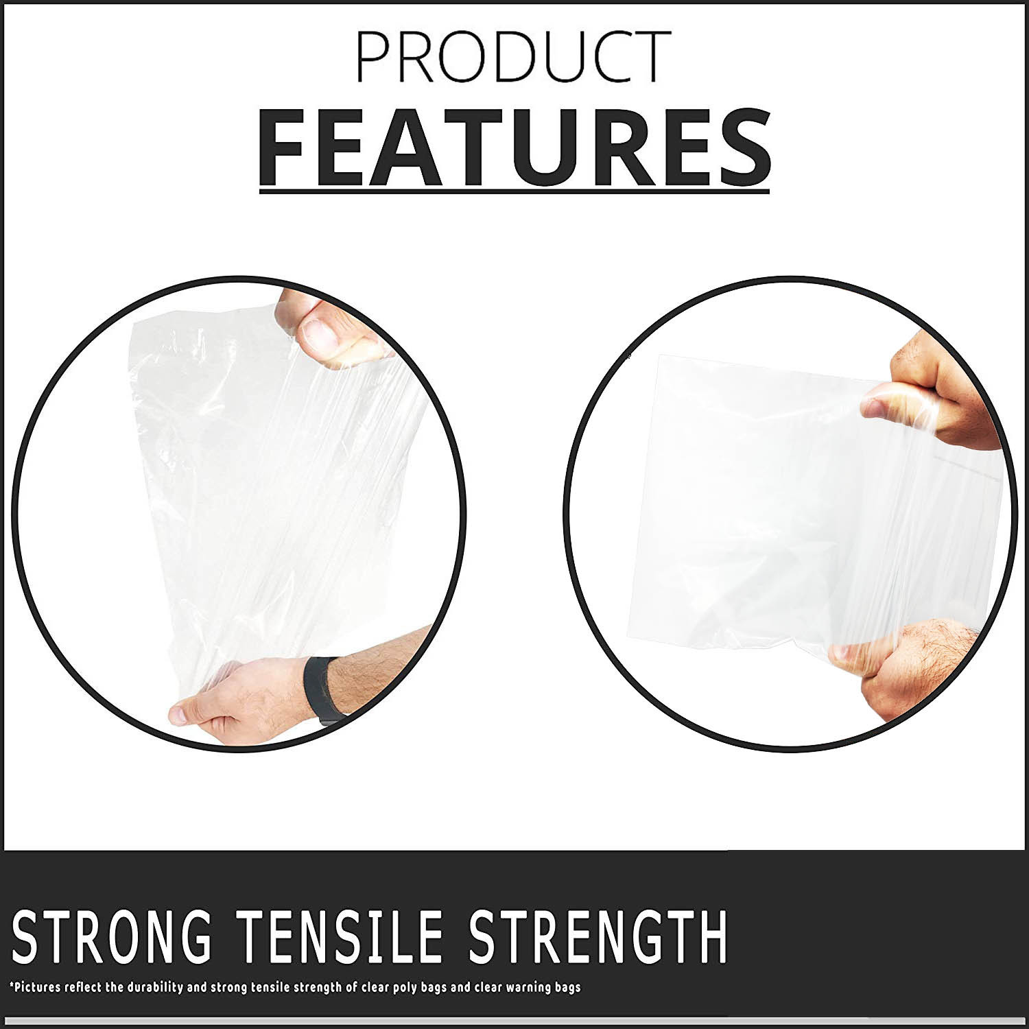 200 14.5×19 Clear Plastic Self Seal Poly Bags 1.5 Mil Free 2 Day Shipping