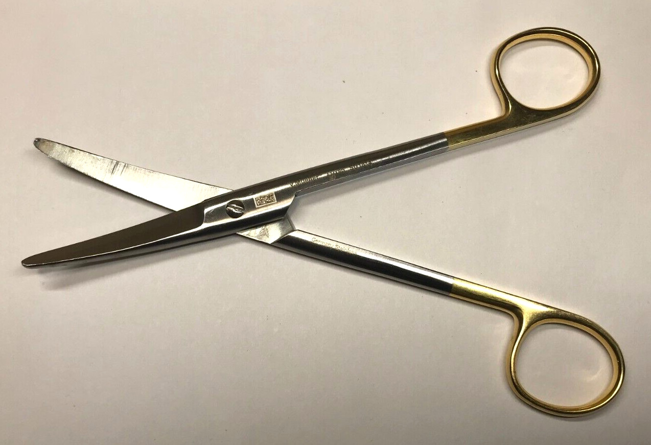 V. Mueller SU1814 Vital Mayo Dissecting Scissors 6¾» Beveled Curved TC