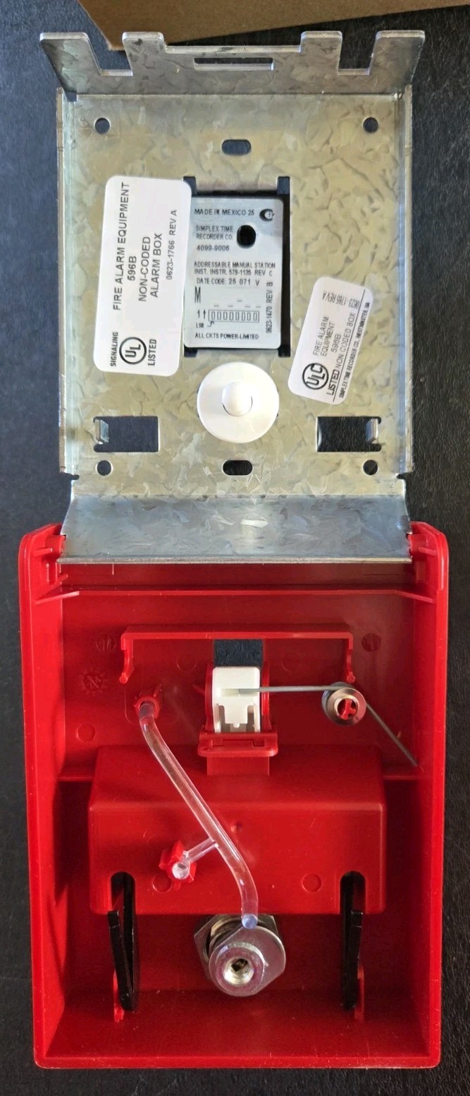 SIMPLEX 4099-9006 DUAL ACTION ADDRESSABLE PULL STATION 06501211 – NEW – 10 AVAIL