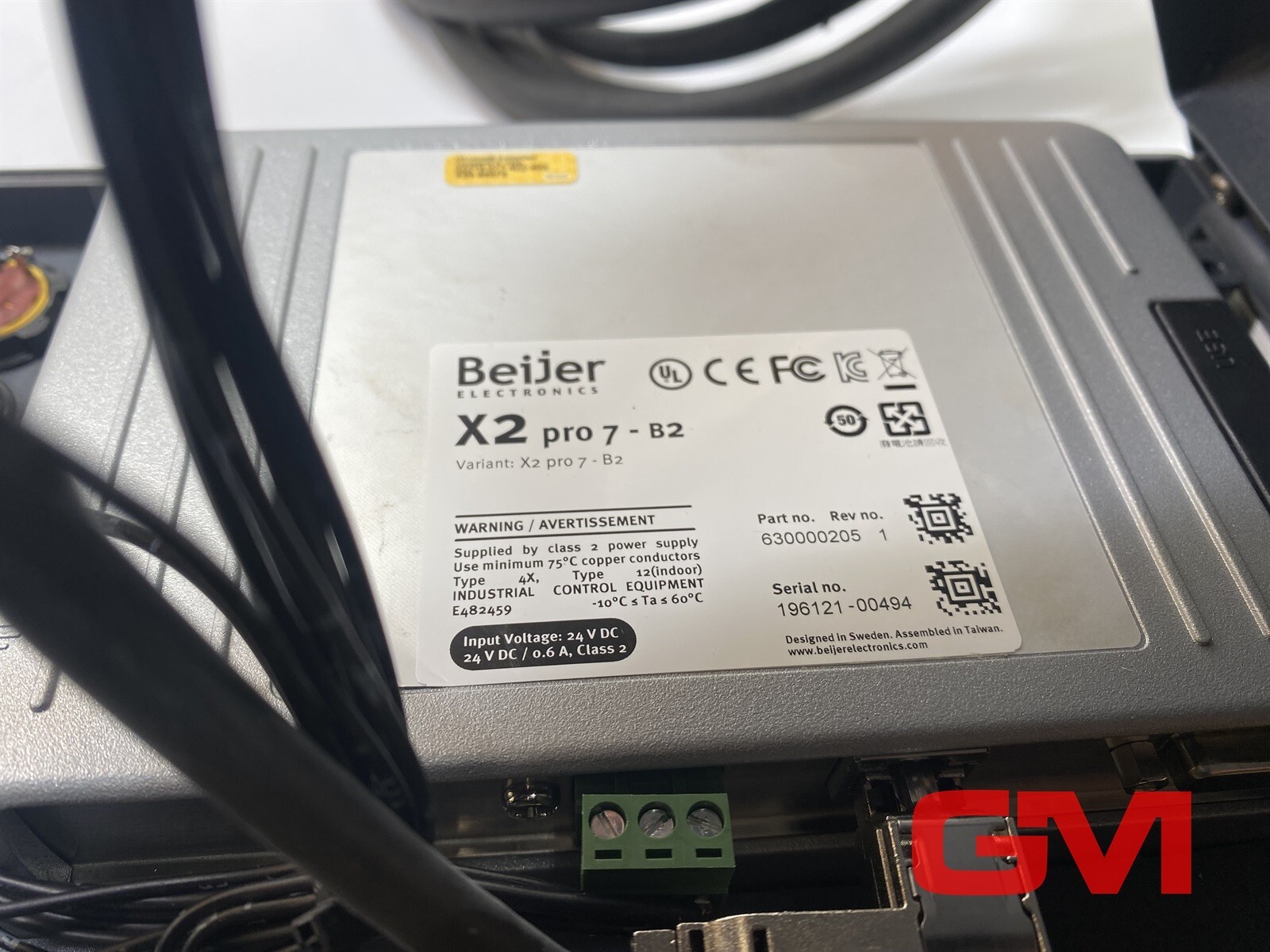 Beijer Display X2pro 7 – B2 HMI Panel 630000205 + Control Unit PEMA RCB