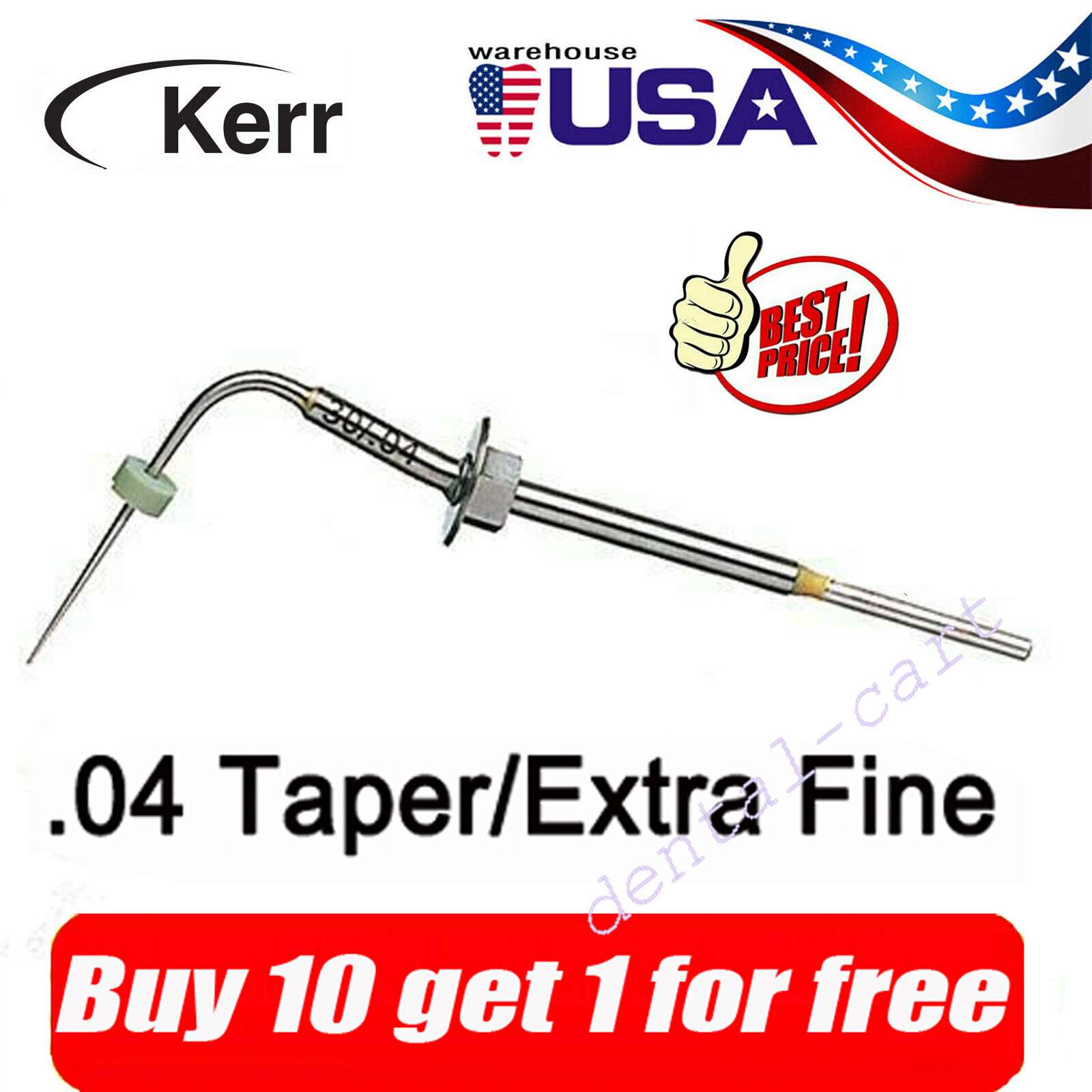 Dental Kerr SybronEndo Buchanan System B Heat Pluggers Fill Obturation Tips