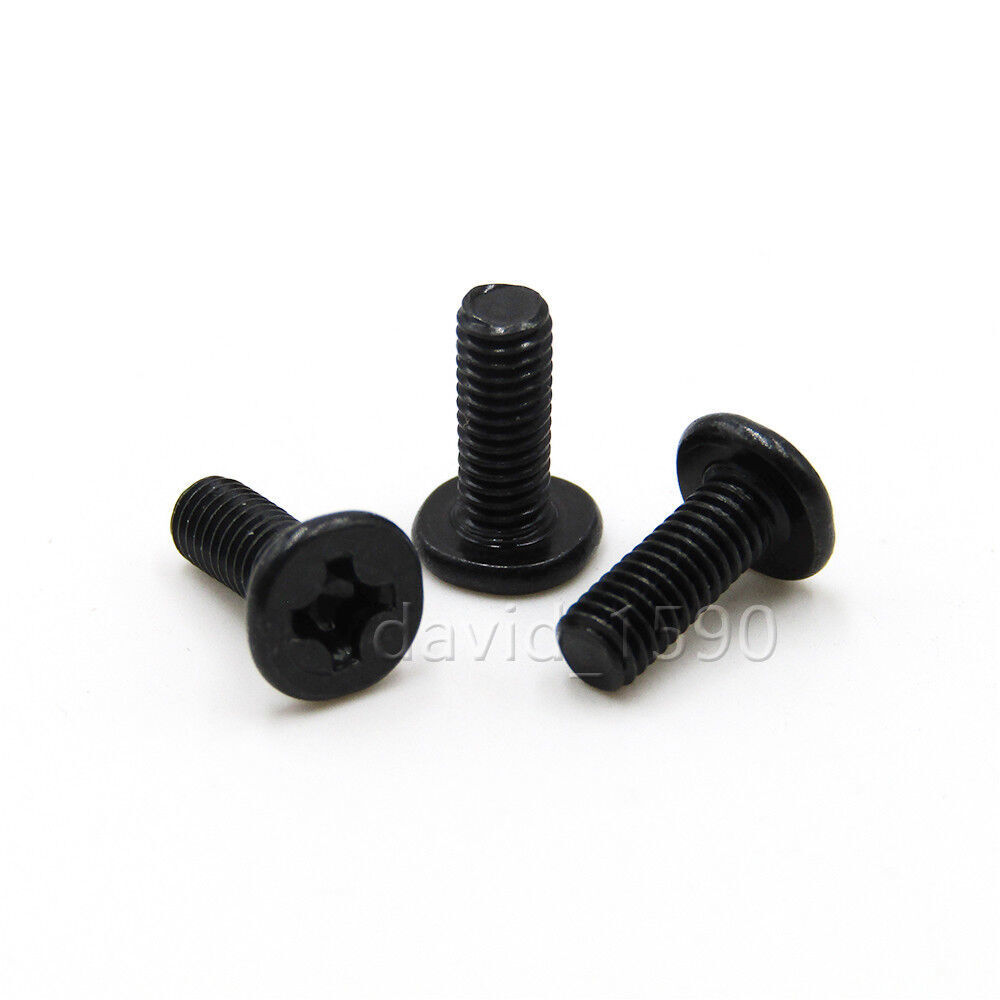 M1.4 M2 M2.5 M3 Black Phillips Flat Thin Head Screws Laptop Notebook Bolts