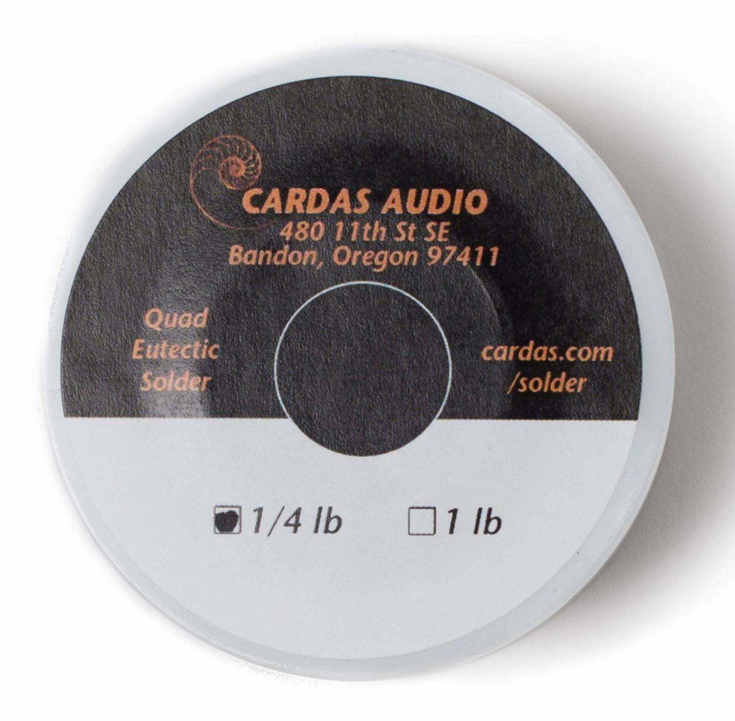 Cardas Audio Quad Eutectic Silver Solder Rosin Flux Core .032 Dia 10 feet TR