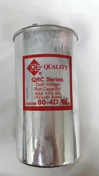 Motor Run Capacitor 80mfd 80uf Dual 370V 440V 440VAC 50/60Hz Round Metallized