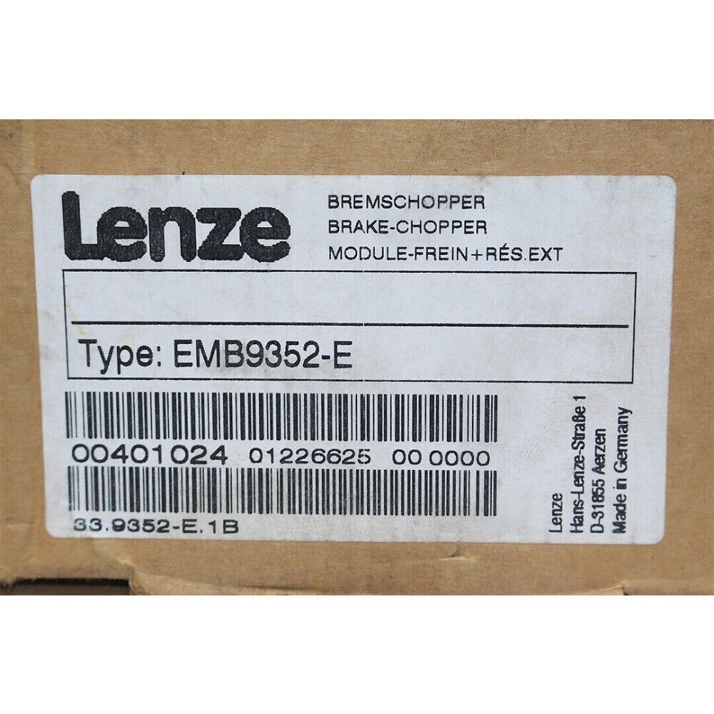EMB9352-E NEW LENZE EMB9352E Brake Module