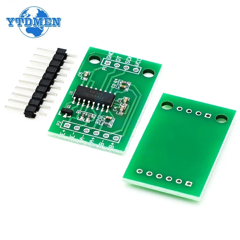 HX711 Load Cell Kit Pressure Sensor+4pcs 50kg Sensors for Weight Measurement DIY