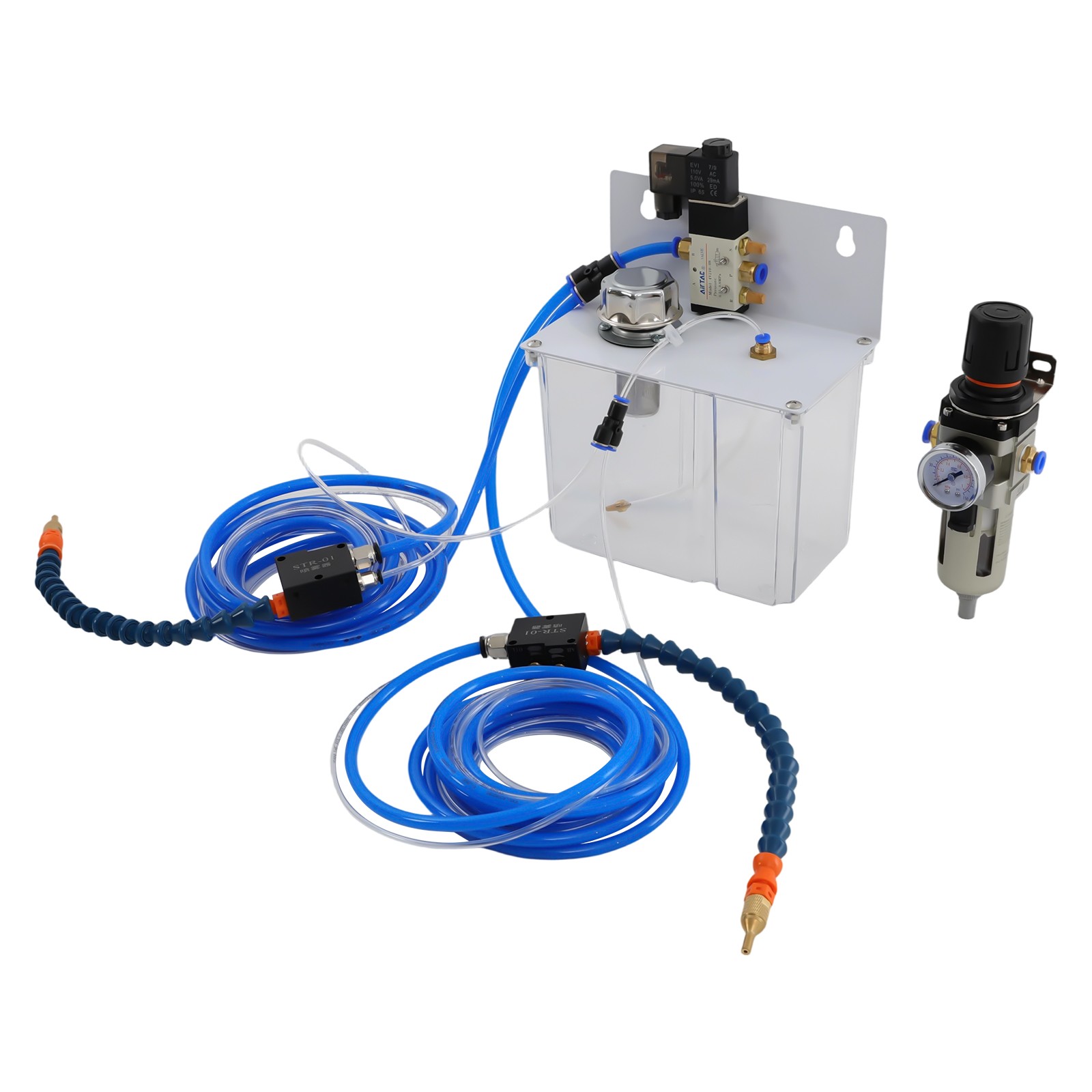 2 Sprayer Lubrication Spray System Cooling Sprayer Coolant Pump Oil Mist Sprayer