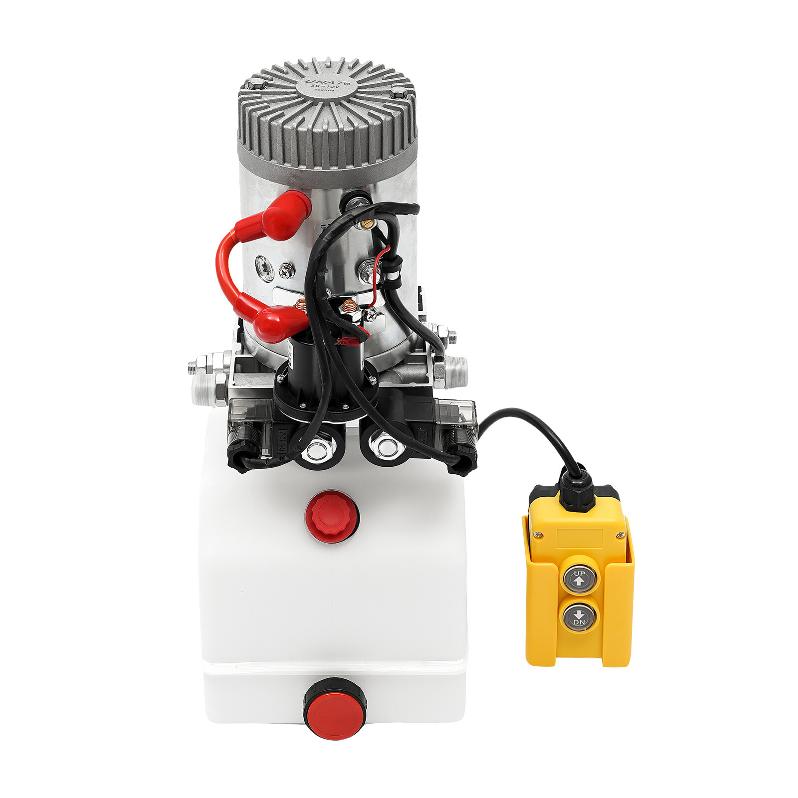 3 Quart Double Acting Hydraulic Pump Dump Trailer Reservoir 12V DC Unit Pack