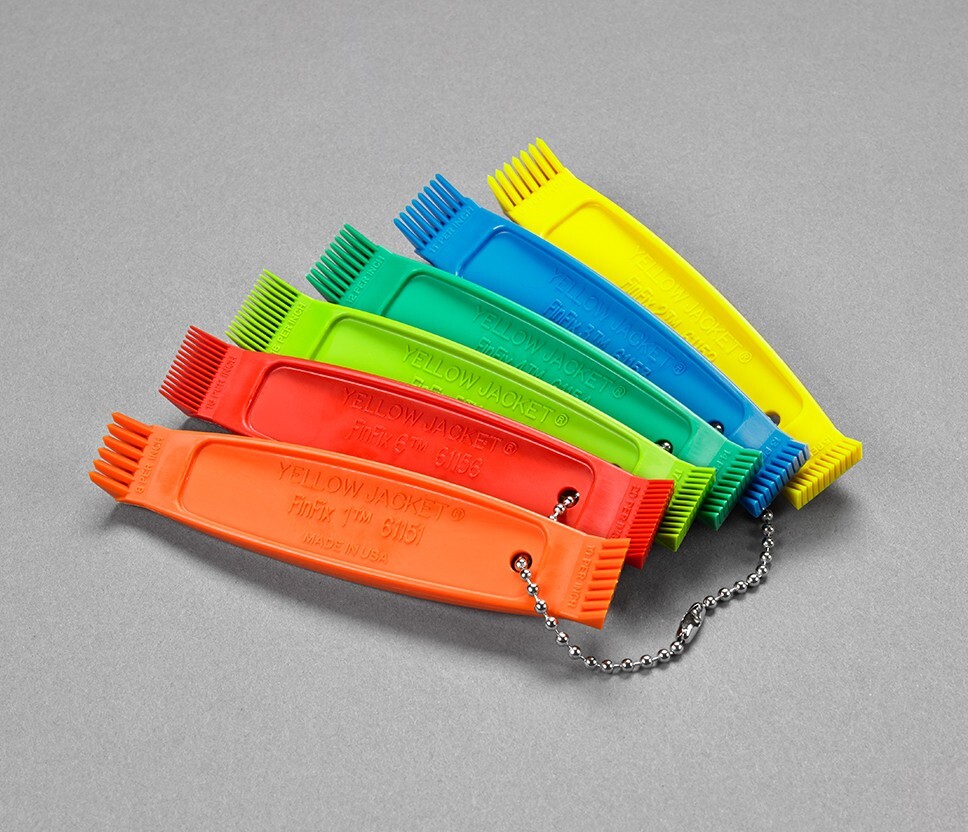 Yellow Jacket 61158 Ergonomic Air Conditioner Fin Combs by FinFix (Set of 6)