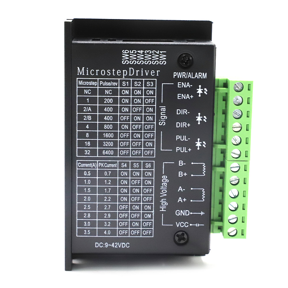CNC Single Axis TB6600 0.2-5A Two Phase Hybrid Stepper Motor Driver Controller