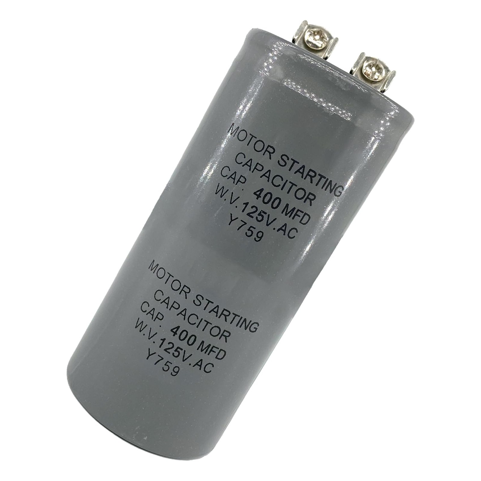CD60 Motor Start Capacitor 400uF 400MFD 125VAC 2 Pack HVAC Motor