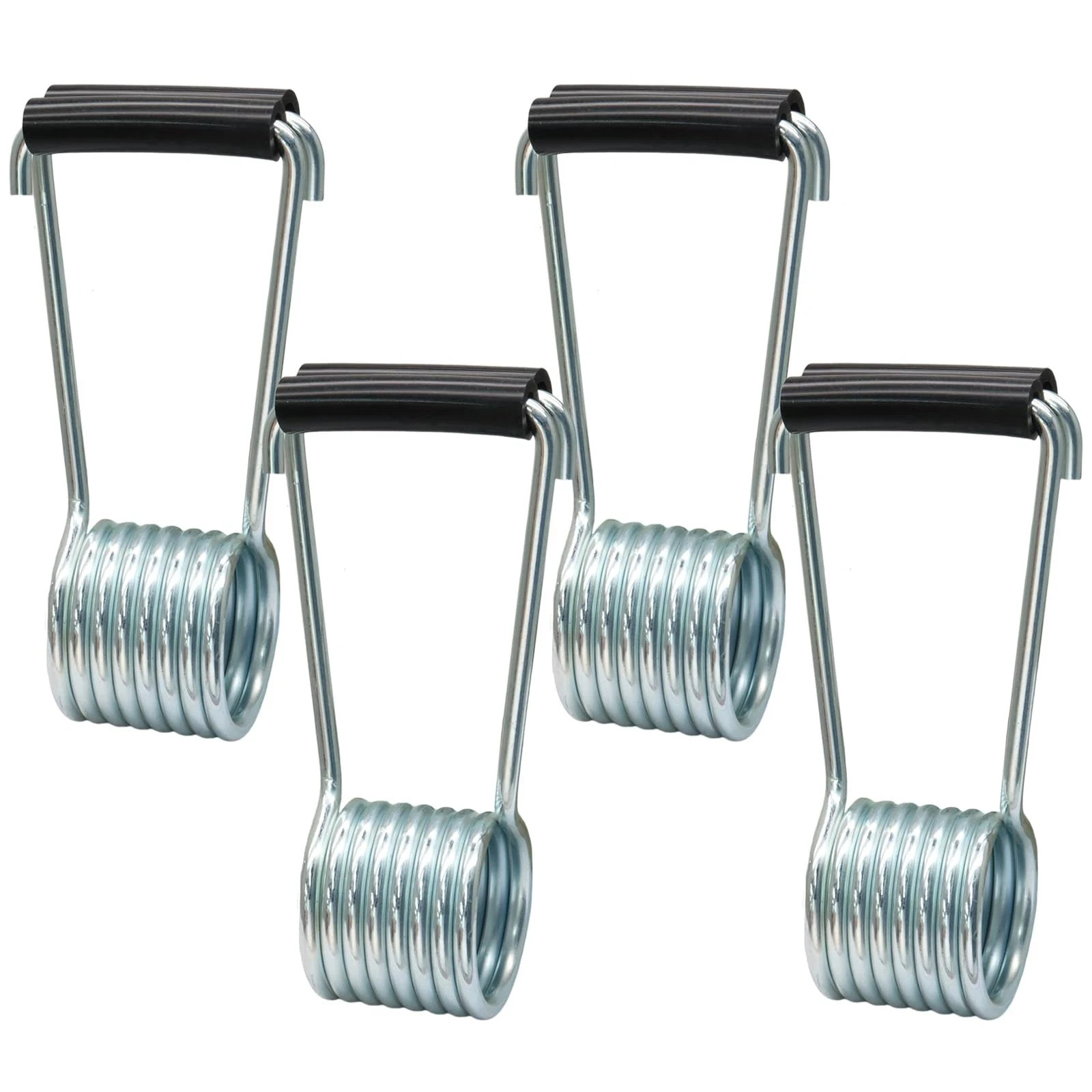 4 Pack Universal Butterfly Spring Door Closer with Rubber Bumpers Self Closing A