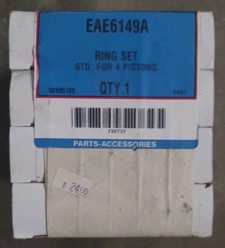 Tisco EAE6149A Ring Set 3.500″ Overbore For 4 Pistons Fits Ford 600 2000 NAA