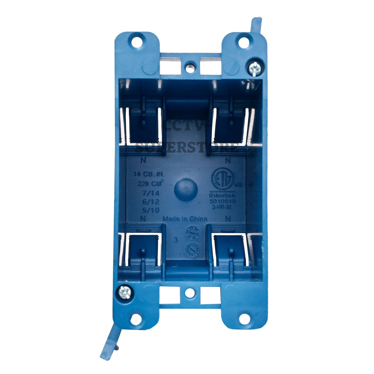 100 Pack 1-Gang Old Work Switch/Outlet Box ETL, 14 Cu In Plastic 2.25×4.30×2.75″