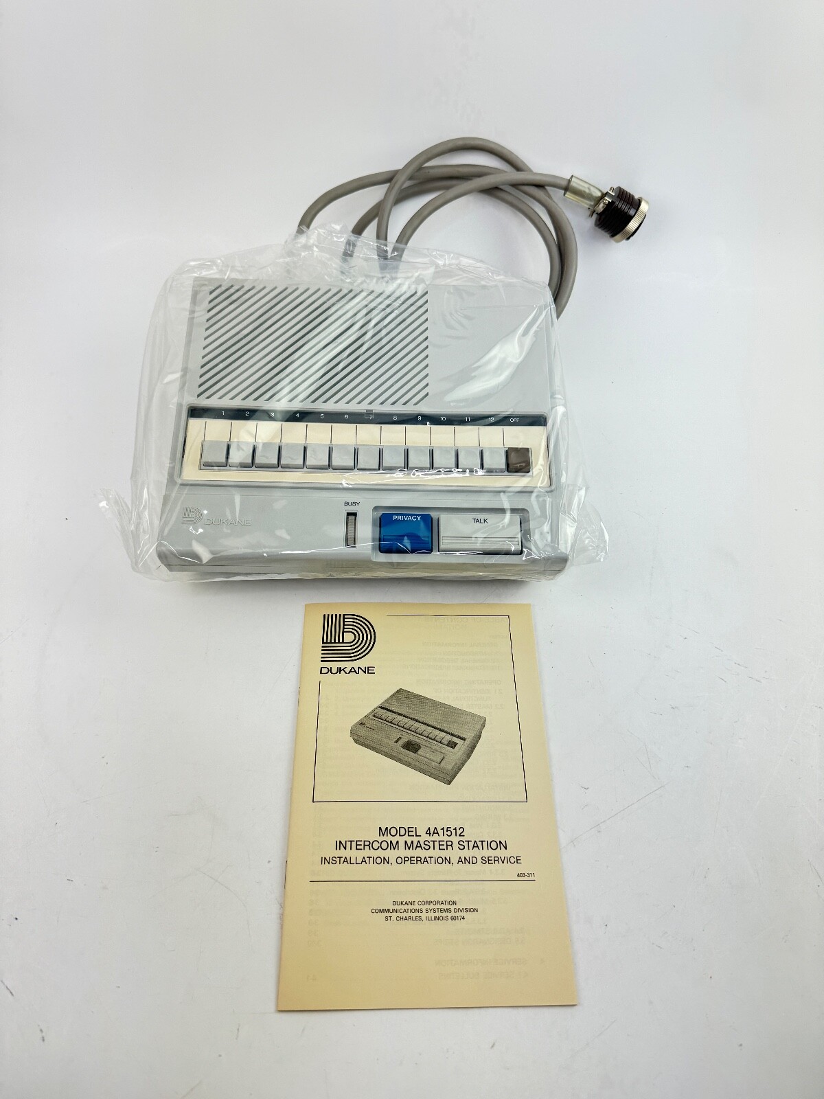 DUKANE 4A1512 Intercom 12 Station Master