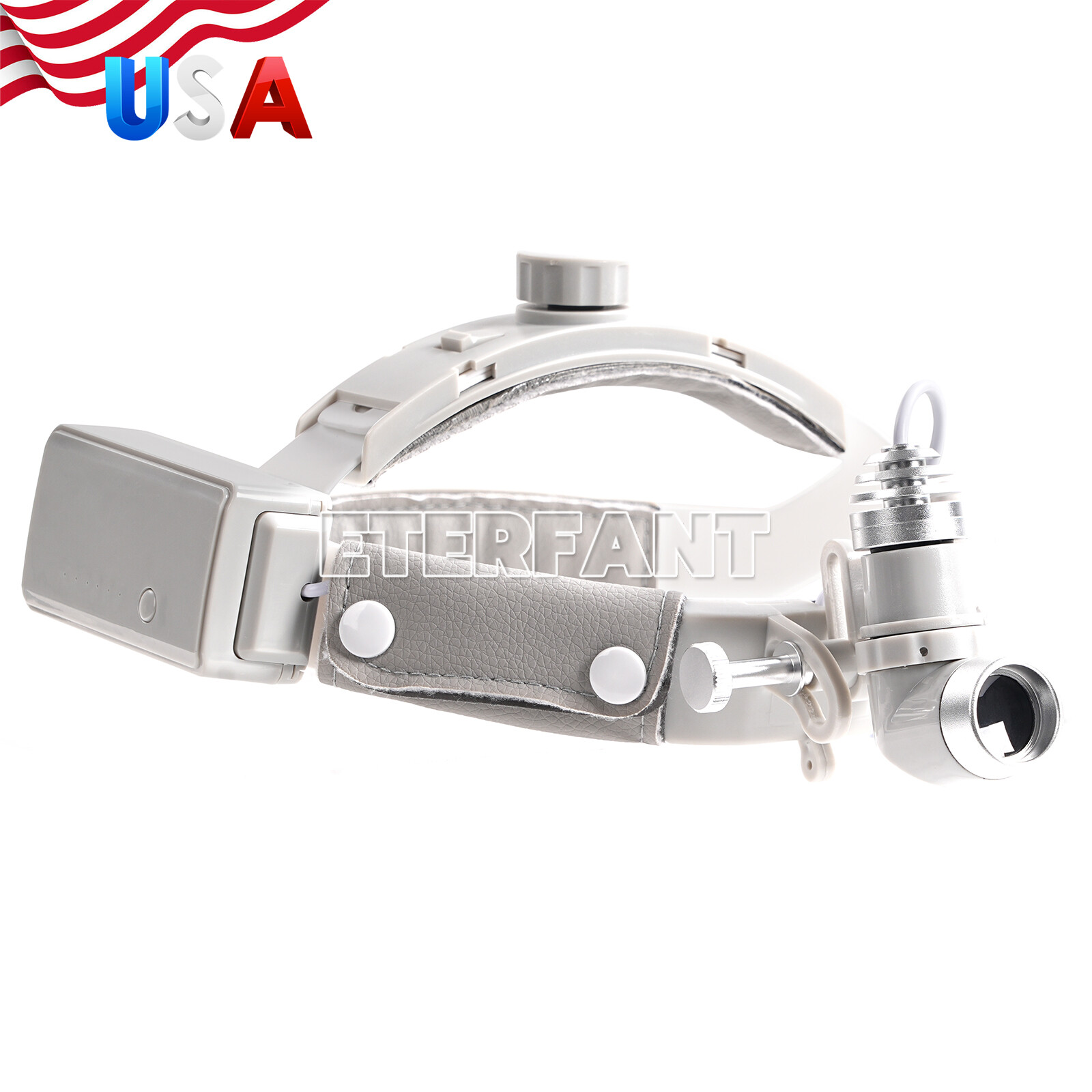 10W LED Dental Headband Head Light Medical Good Light Spot ENT Specific Headlamp