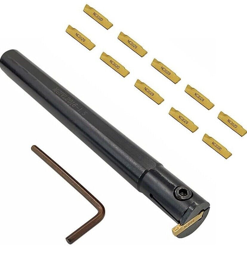 MGIVL2016-1.5 Boring Bar Grooving Holder Lathe Cutting Tool 16mm + 10* MGMN150-G