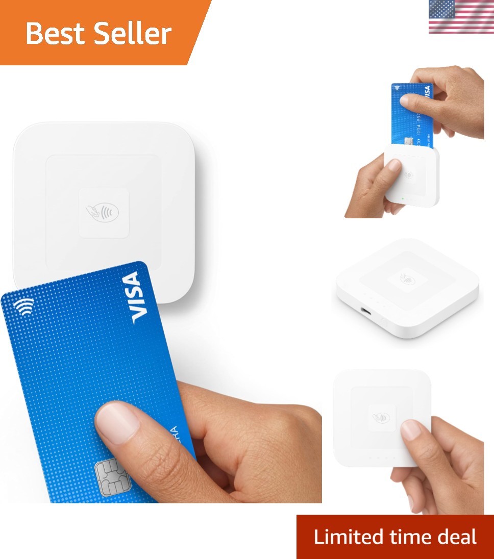 2nd Gen Contactless & Chip Payment Reader for Android/iPhone – Secure & Reliable