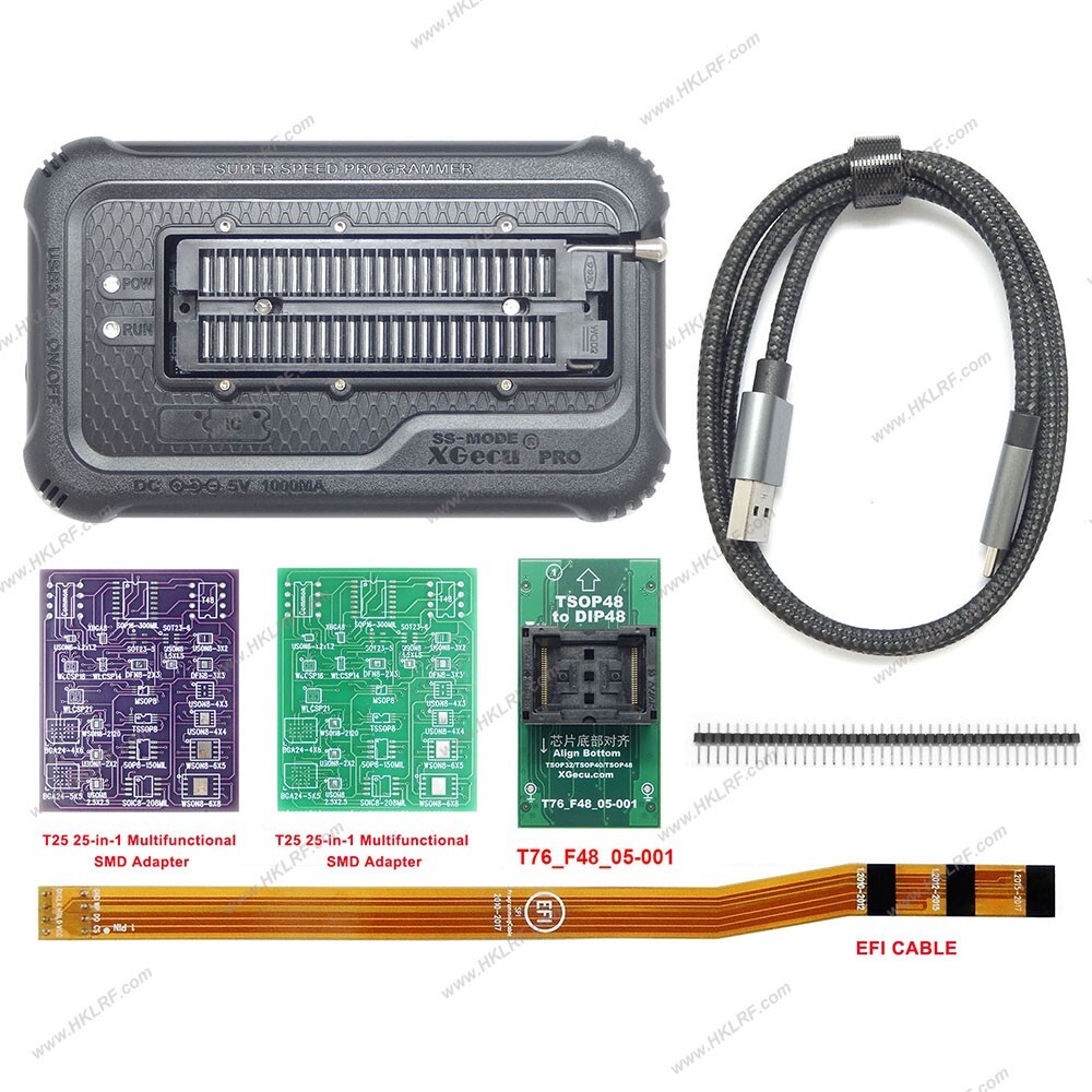 T76 T25in1 TSOP48 Adapter SPI SAM EFI Ribbon Cable for Macbook Debug BIOS Tool