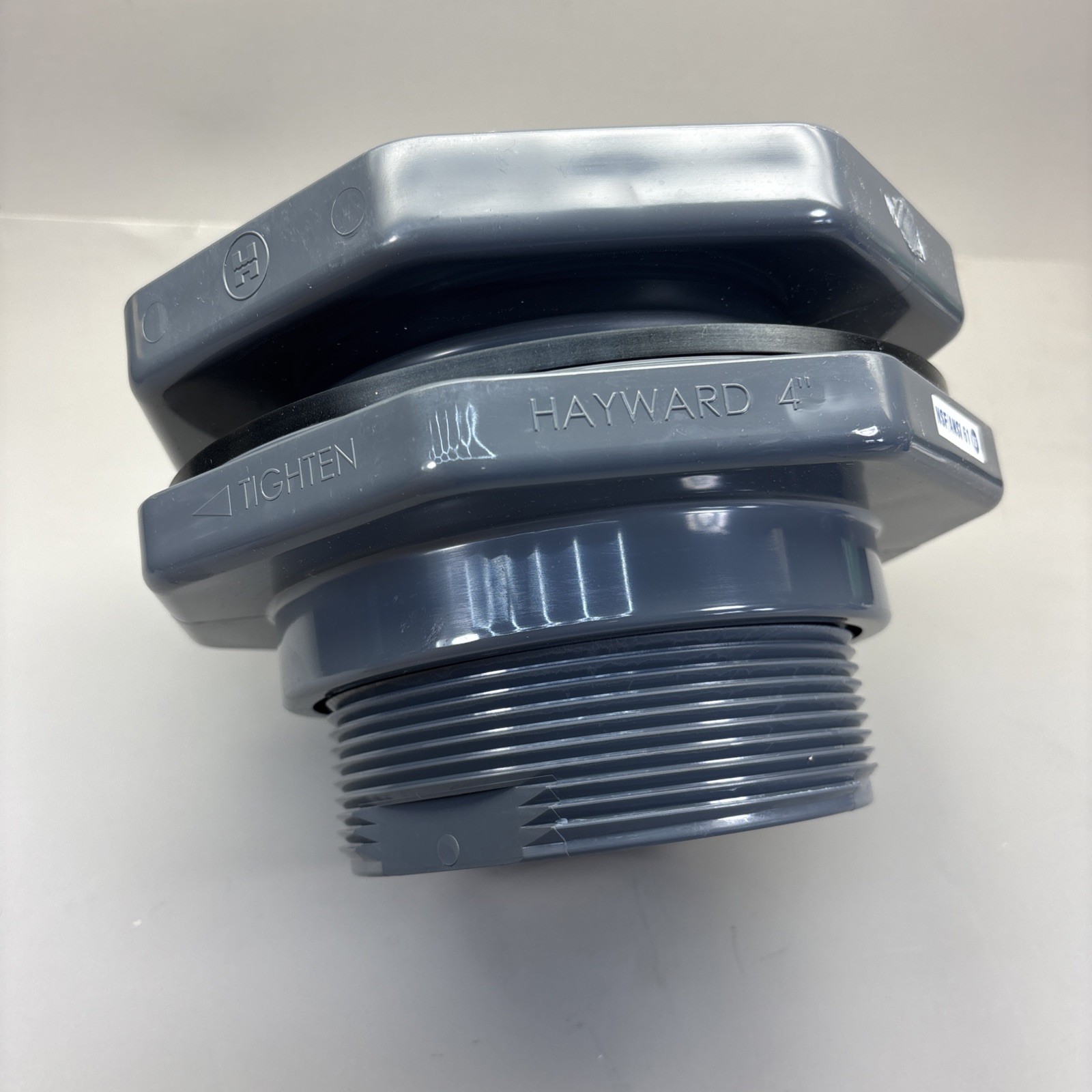 4″ Hayward Products PVC Bulkhead Fitting BFA1040SES Socket FKM Gasket USA