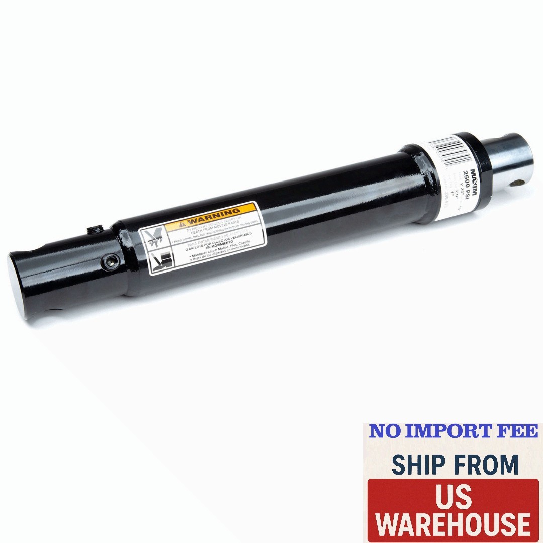 Maxim Single Acting Snowplow Hydraulic Cylinder: 1.5 Bore x 6 Stroke – 1.5 Rod