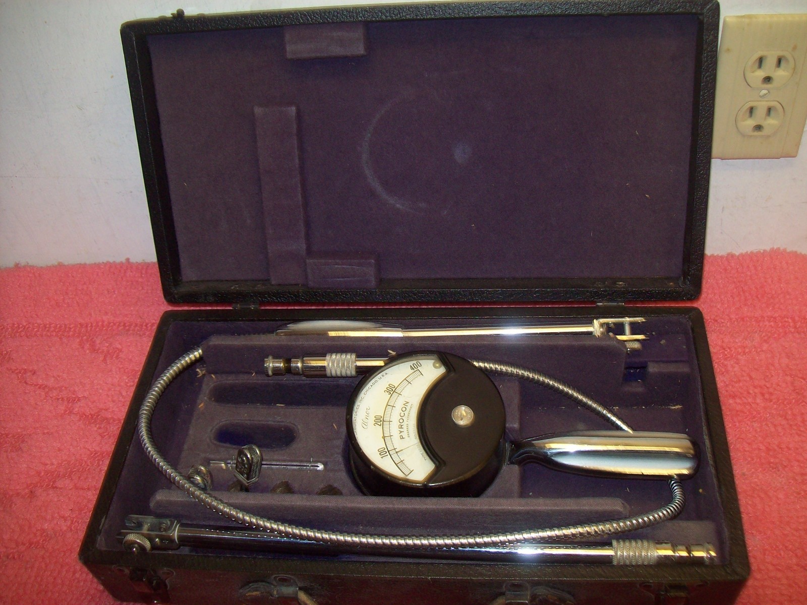 ALNOR, PYROCON, HANDHELD TEMPERATURE GAUGE, TYPE 4000, No.53141, 0-400 Free ship