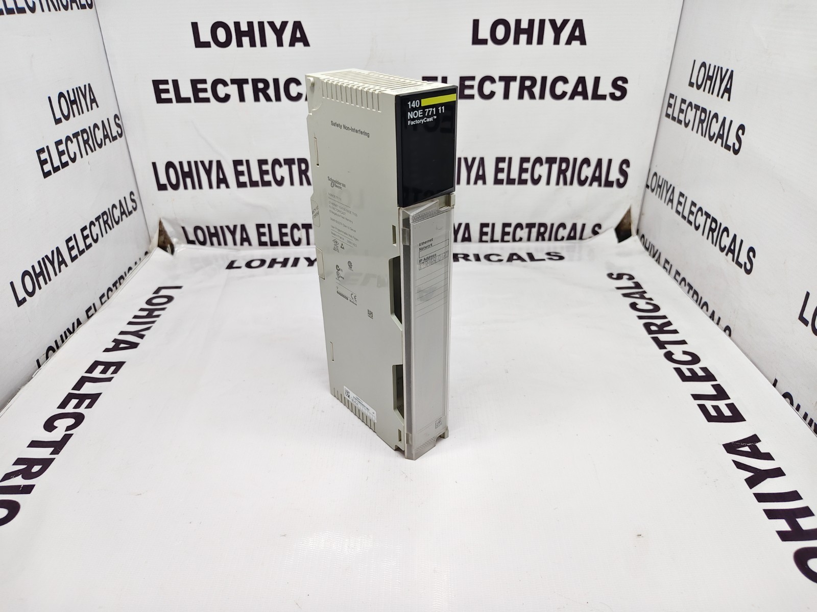 SCHNEIDER ELECTRIC 140NOE77111 ETHERNET NETWORK TCP/IP MODULE ( USED CONDITION )