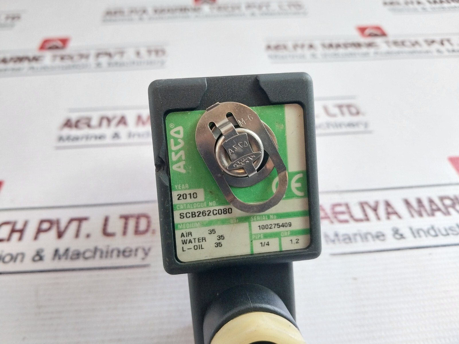 Asco SCB262C080 Solenoid Valve 24VDC