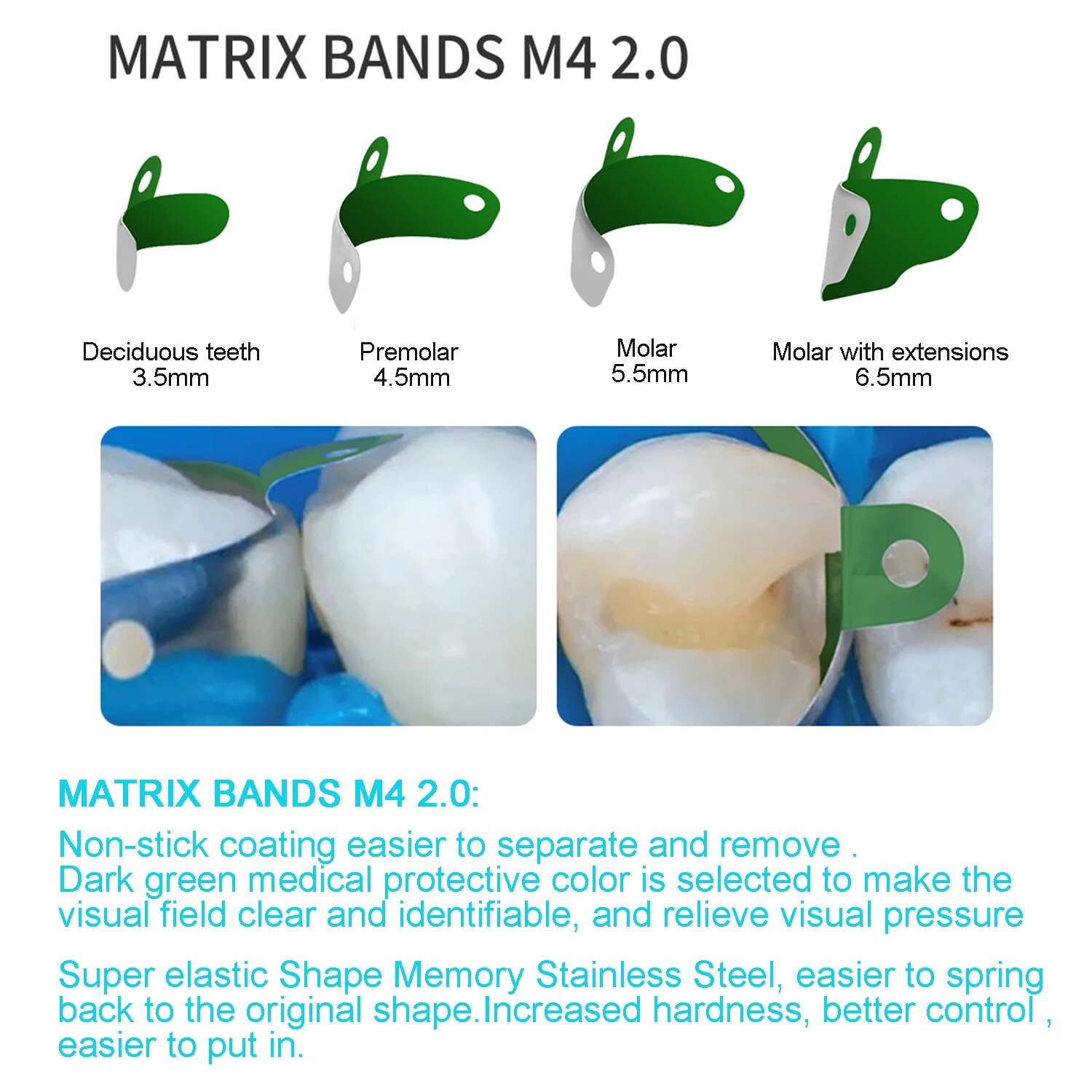 Dental Matrix Bands Ring Sectional Matrice Clamp Pliers Fit Palodent V3 System