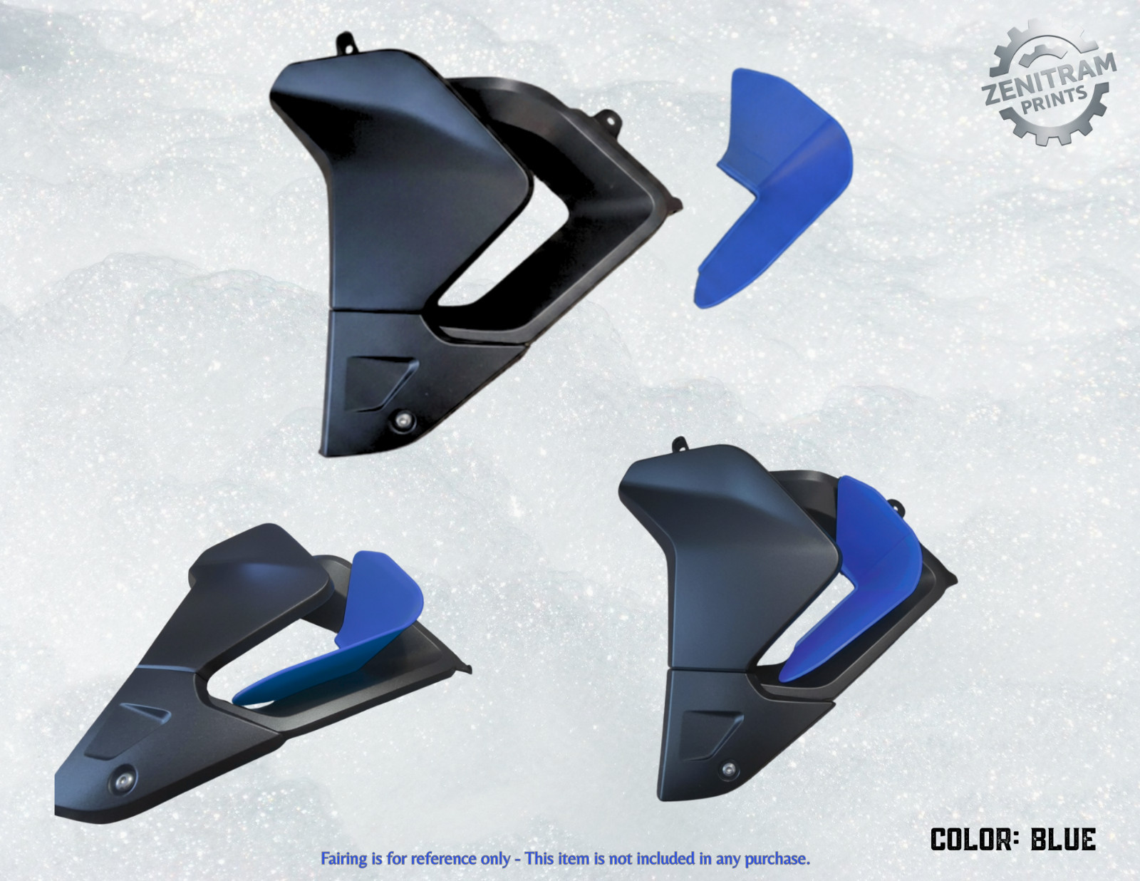Stripe Series Clip-On Air Deflectors/Heat Shield for 850/900 models(2020–2025)