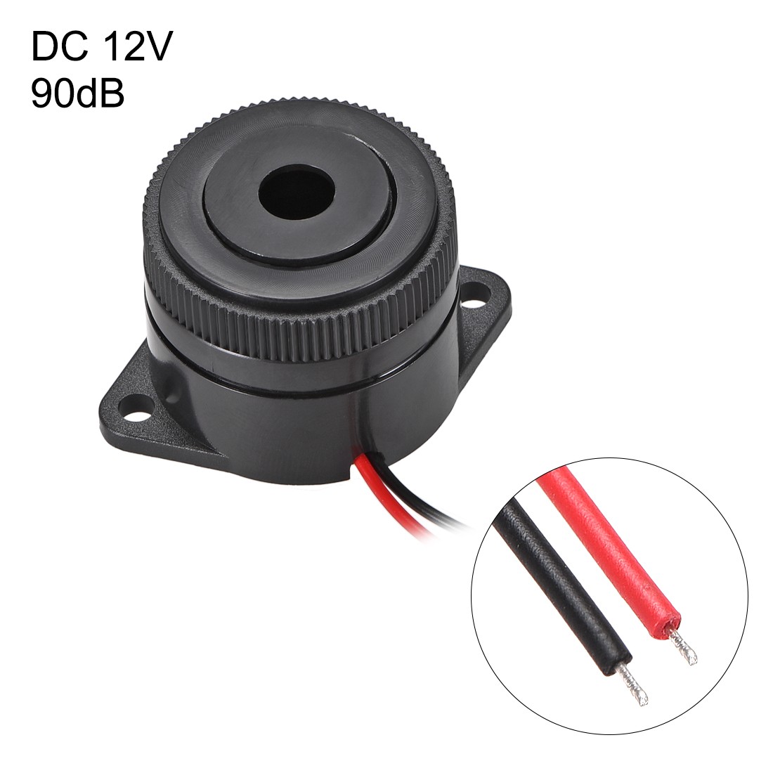 DC12V Active Electronic Buzzer Alarm Sounder Continuous 90dB Beep Speaker