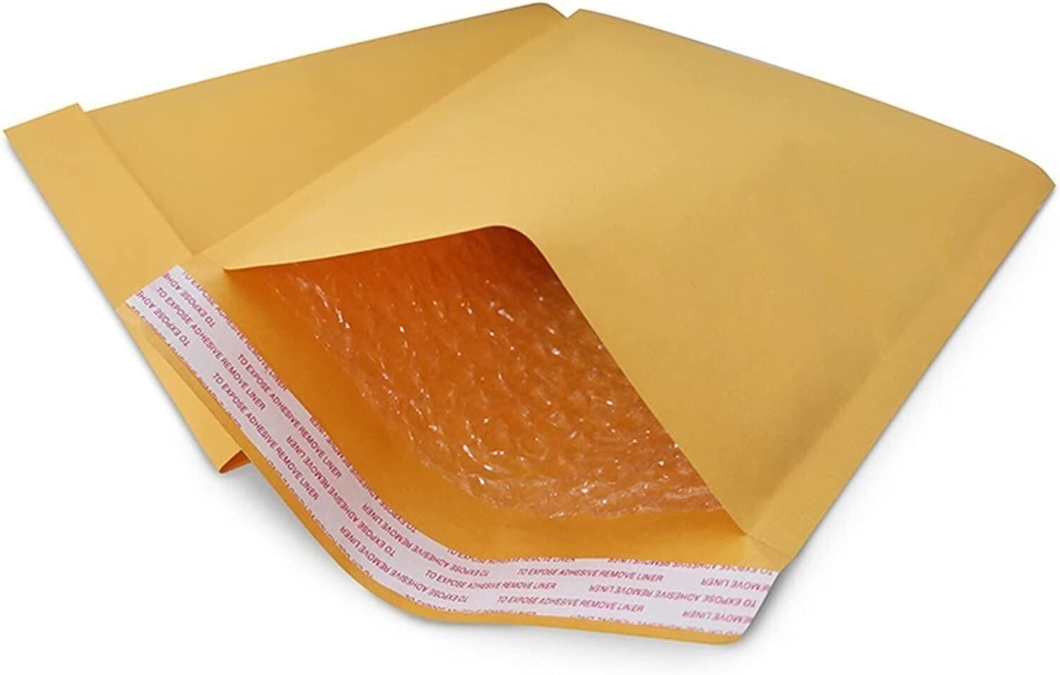 50 #00 5×10 Kraft Paper Bubble Padded Envelopes Mailers Case, 6×10