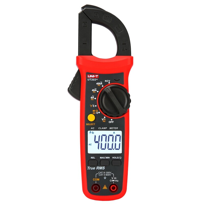 UNI-T True RMS Digital Clamp Meter Auto Range Multimeter AC DC Volt Amp NCV Test