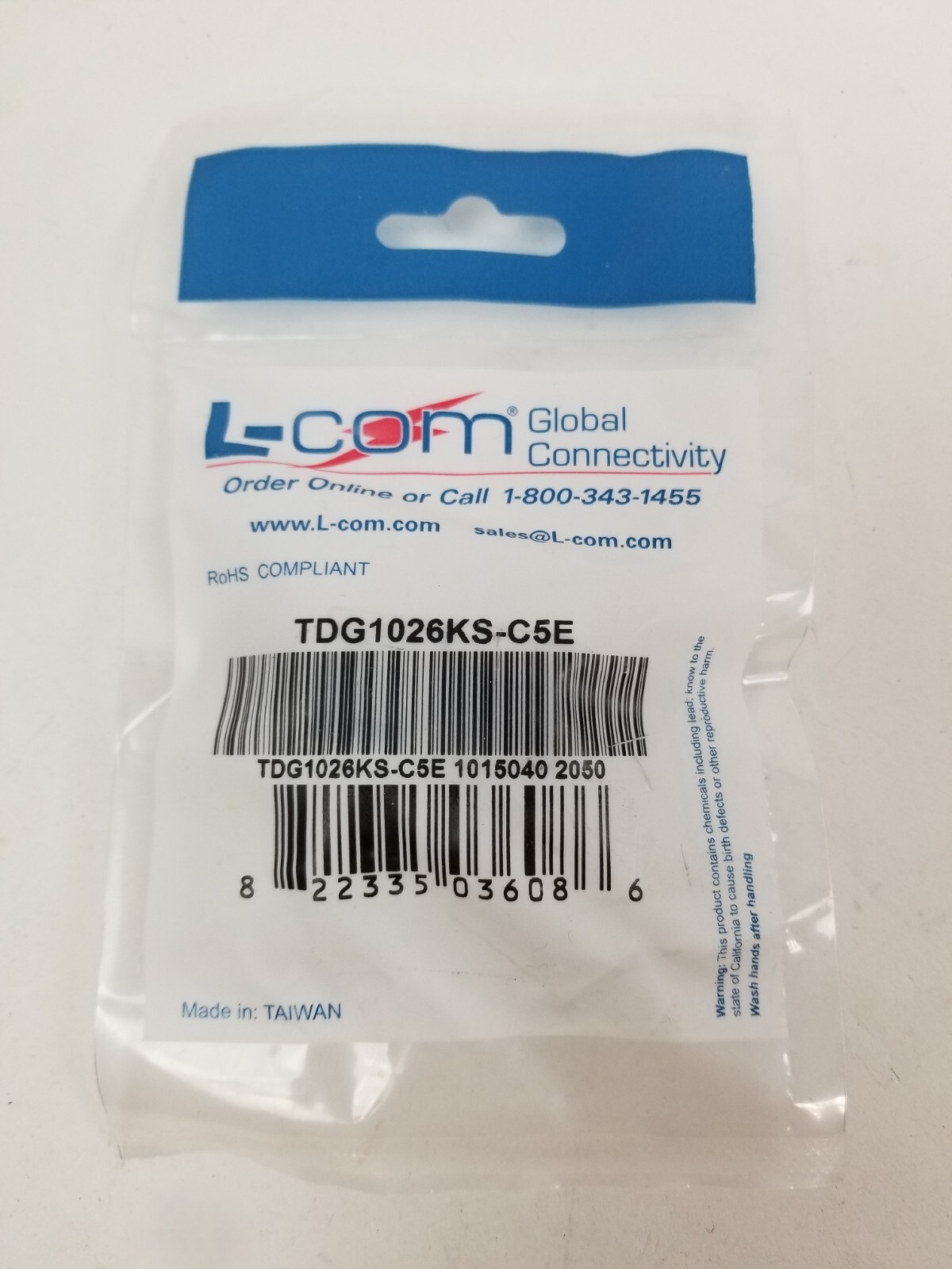 10 L-Com TDG1026KS-C5E Shielded RJ45 Cat5E Coupler Keystone Feed-Thru NEW