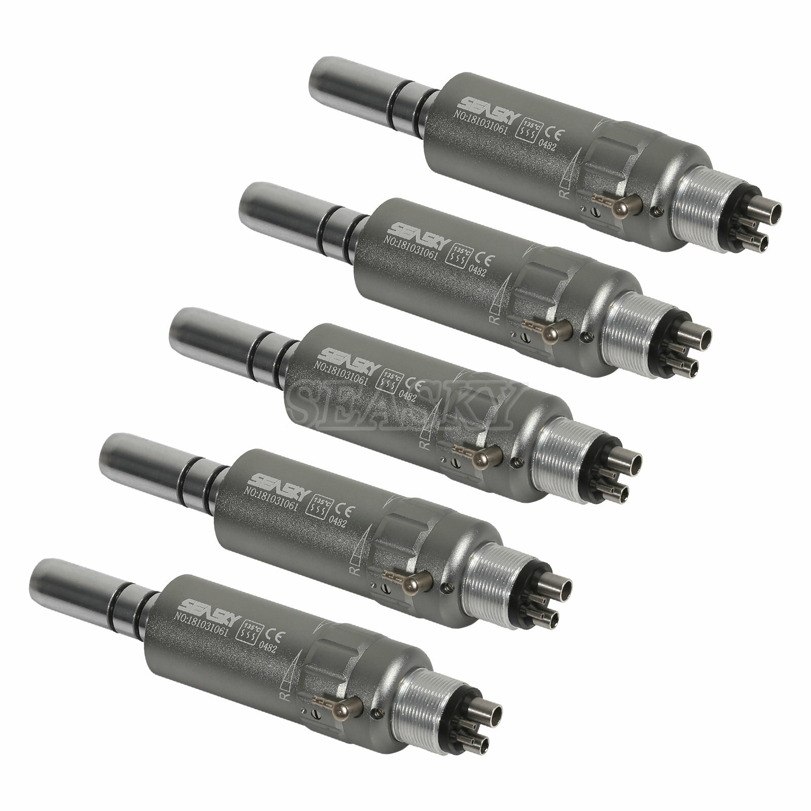 5x Dental Low Slow Speed Handpiece E-Type air motor 4 hole skysea NSK style P4